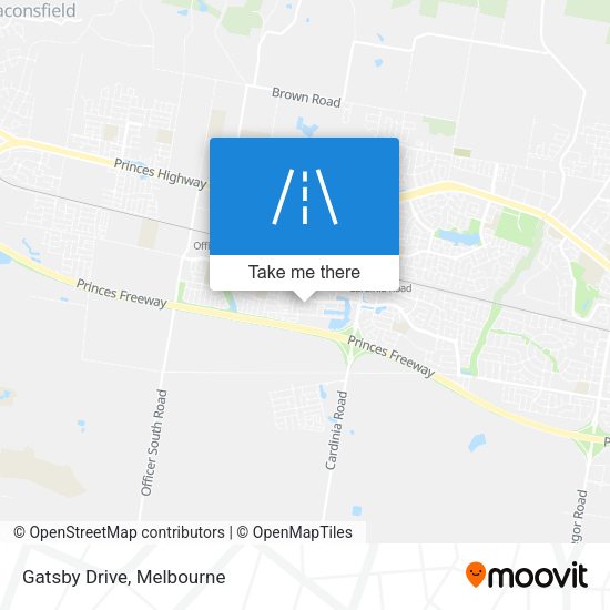 Gatsby Drive map