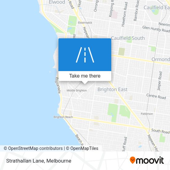 Strathallan Lane map