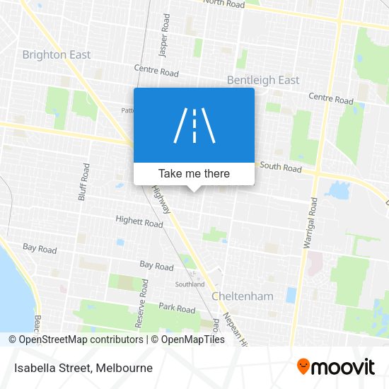 Isabella Street map