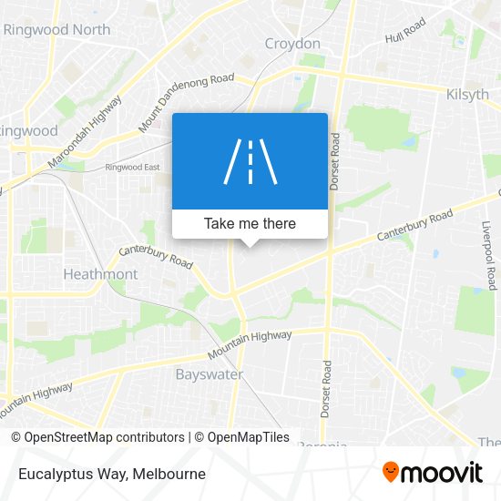 Eucalyptus Way map