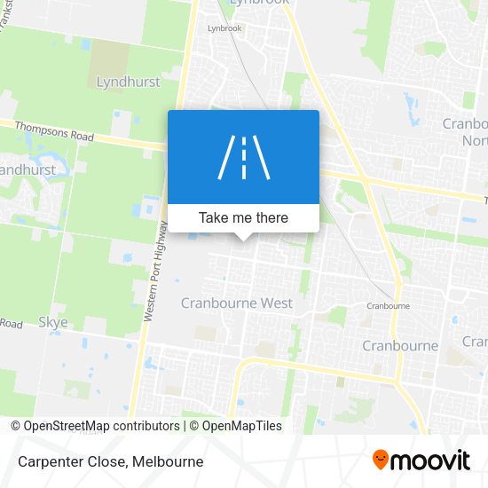 Carpenter Close map