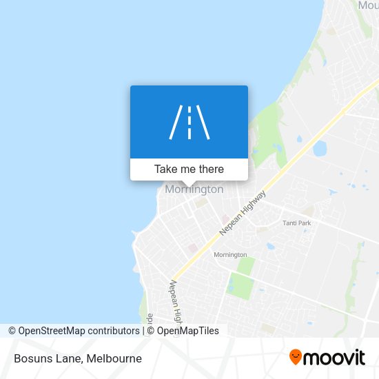 Bosuns Lane map