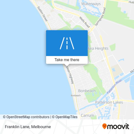 Franklin Lane map
