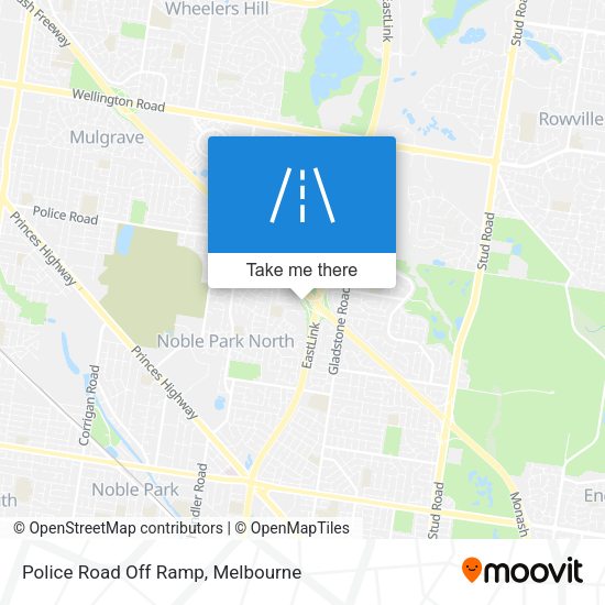 Police Road Off Ramp map