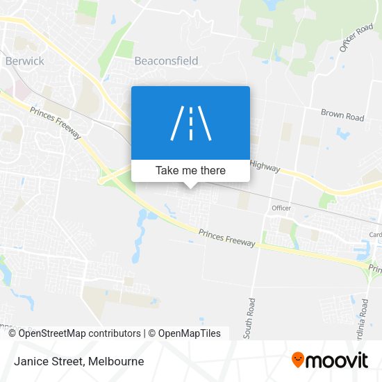 Janice Street map