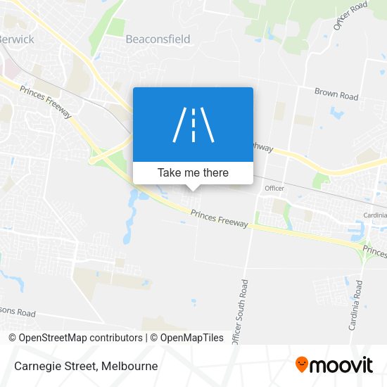 Carnegie Street map
