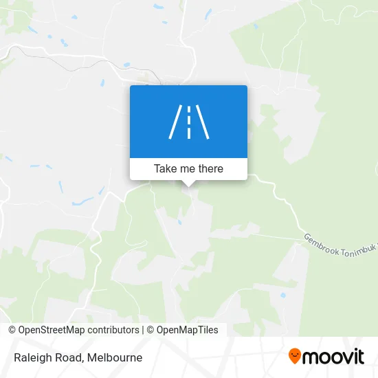 Mapa Raleigh Road