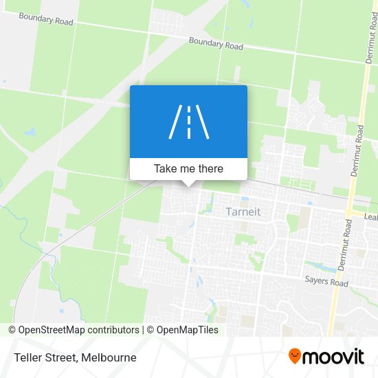 Teller Street map