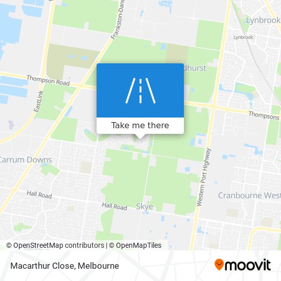 Macarthur Close map
