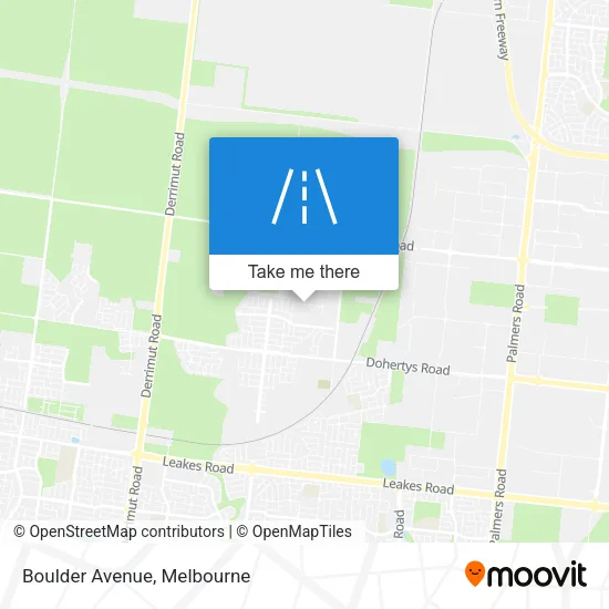 Mapa Boulder Avenue