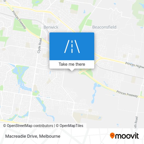 Macreadie Drive map