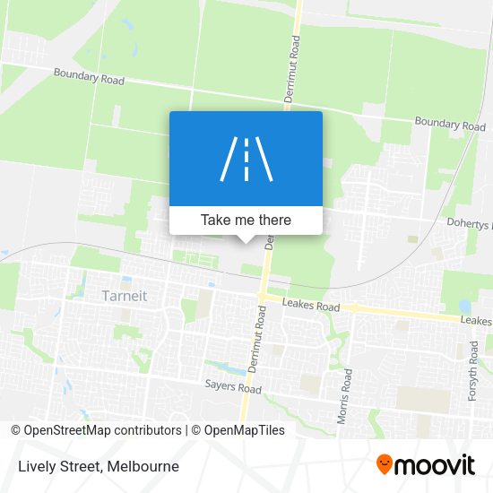 Lively Street map