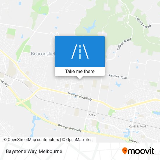 Baystone Way map