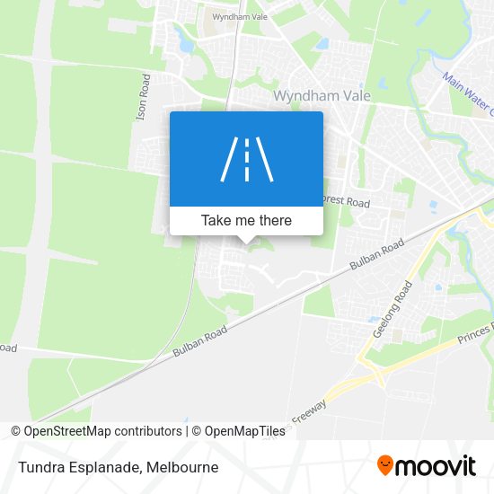 Tundra Esplanade map