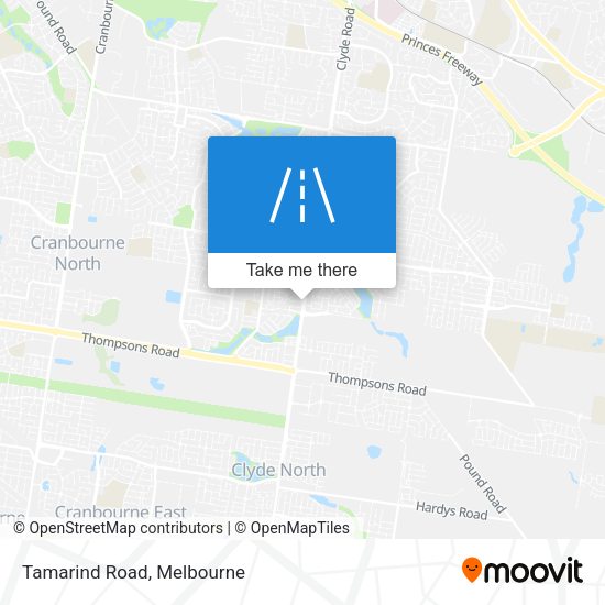 Tamarind Road map