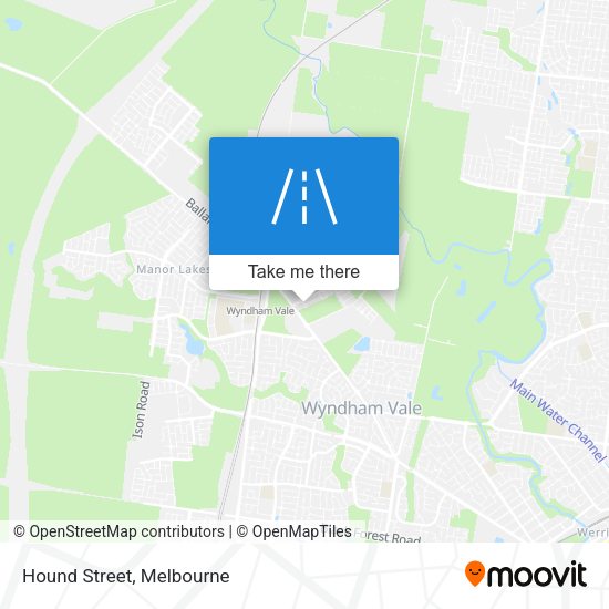 Hound Street map