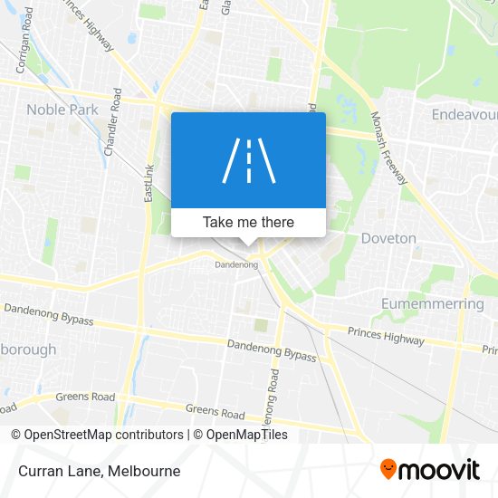 Curran Lane map