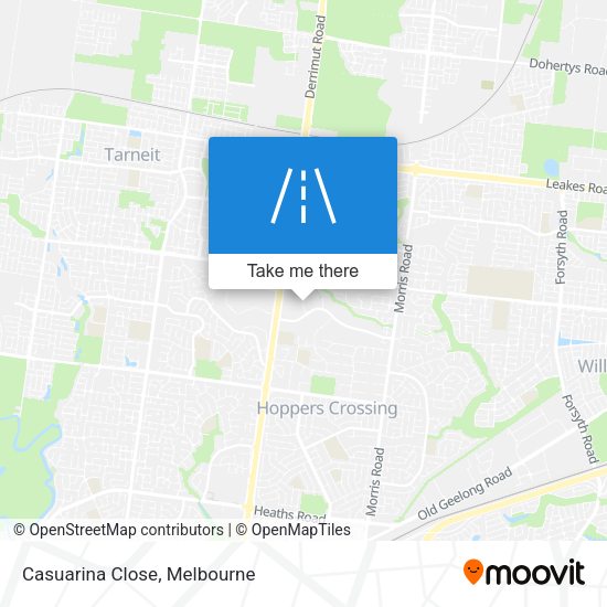 Casuarina Close map