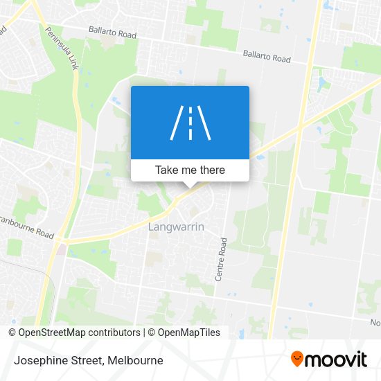 Josephine Street map