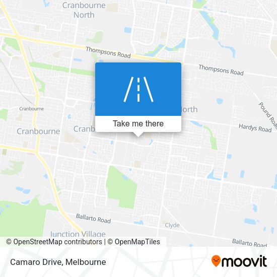 Camaro Drive map