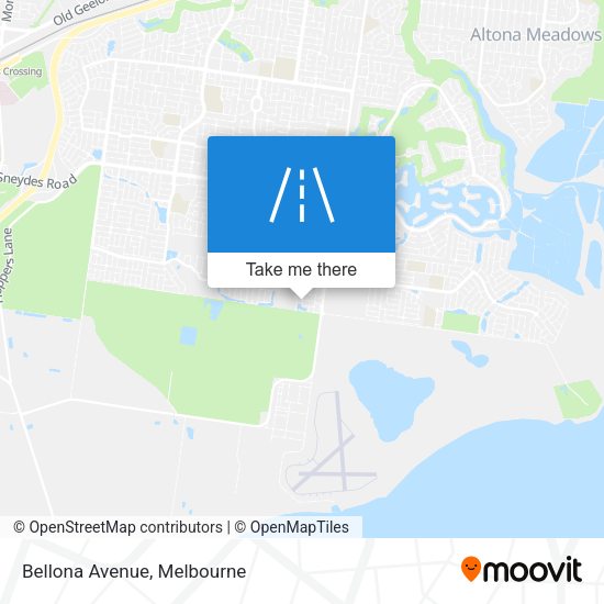 Bellona Avenue map
