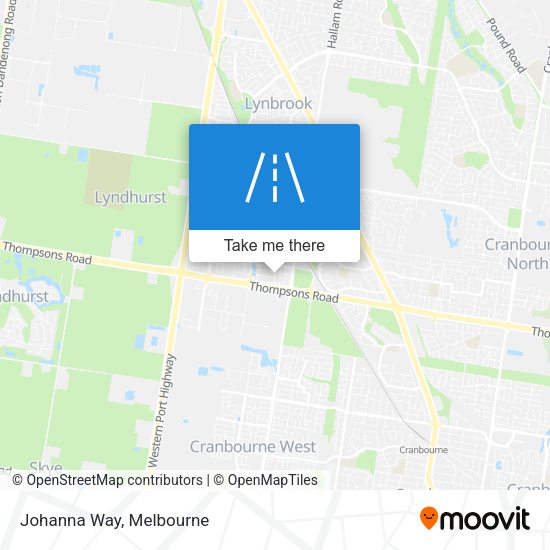 Johanna Way map