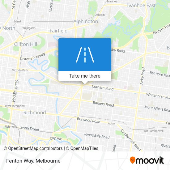 Fenton Way map