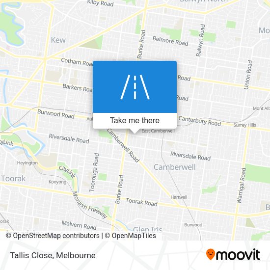 Tallis Close map