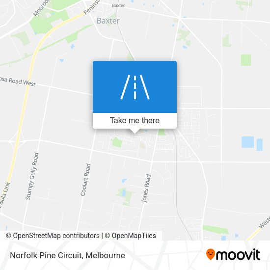 Norfolk Pine Circuit map