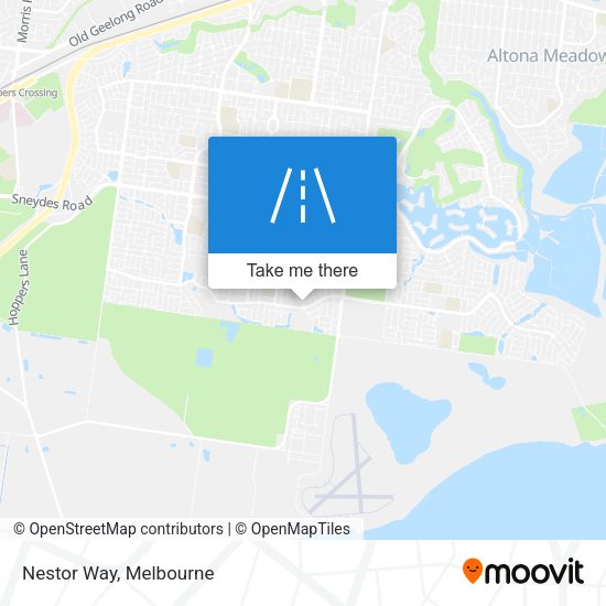 Nestor Way map