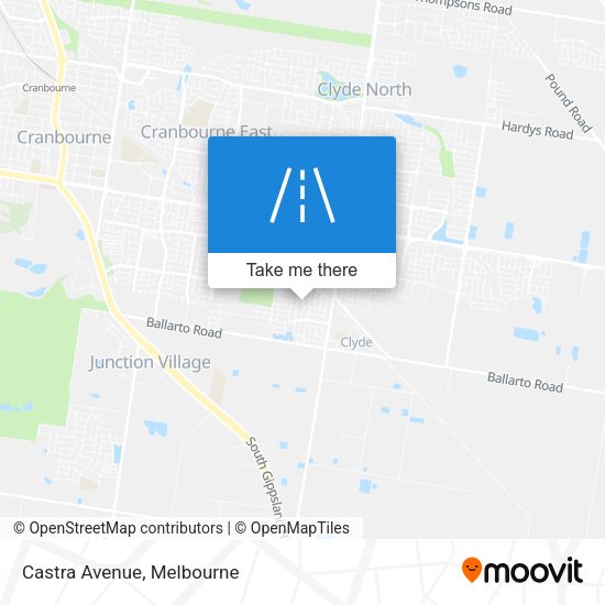 Castra Avenue map