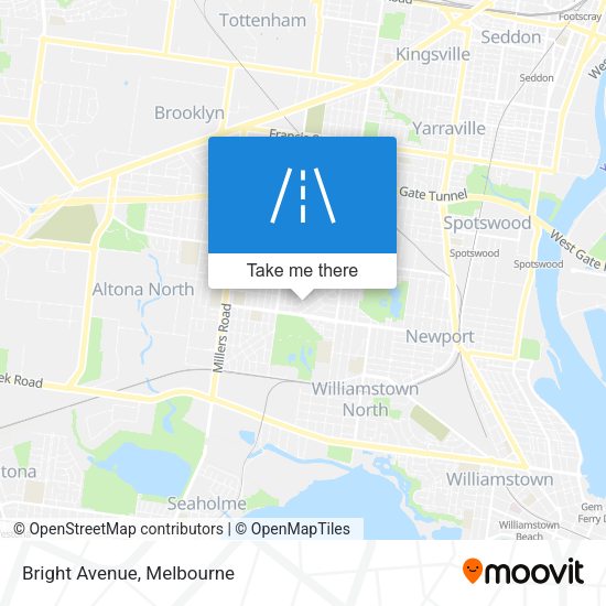 Bright Avenue map