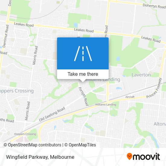 Wingfield Parkway map