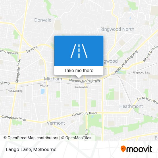 Lango Lane map