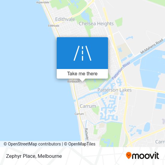 Zephyr Place map