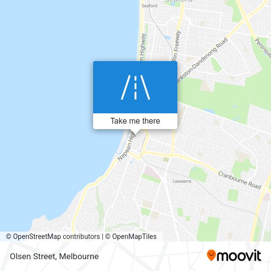 Olsen Street map