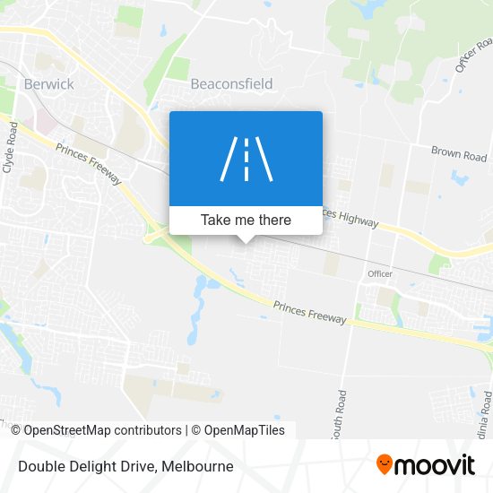 Double Delight Drive map