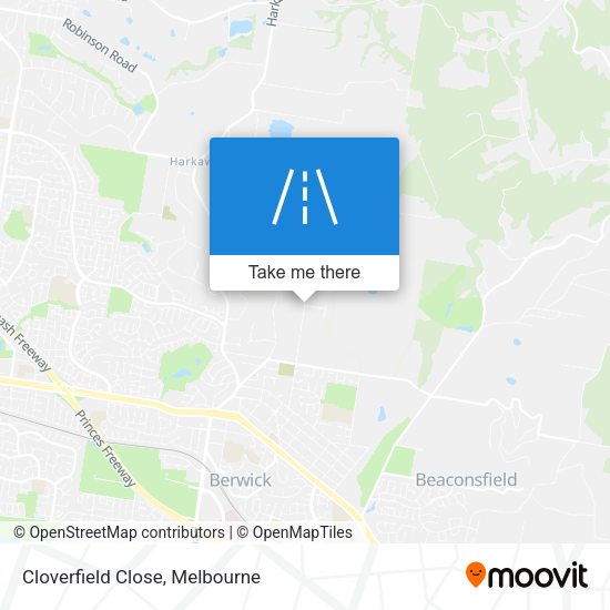 Cloverfield Close map