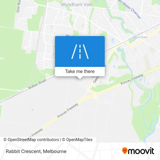 Mapa Rabbit Crescent