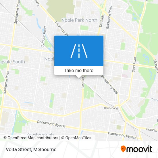 Volta Street map