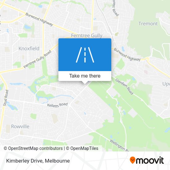 Kimberley Drive map
