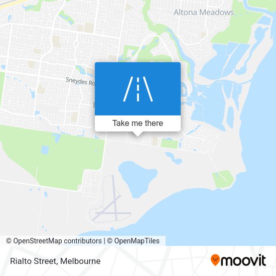 Rialto Street map