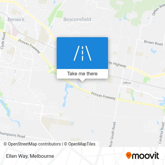 Ellen Way map