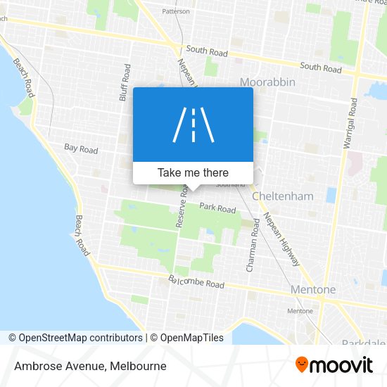 Ambrose Avenue map