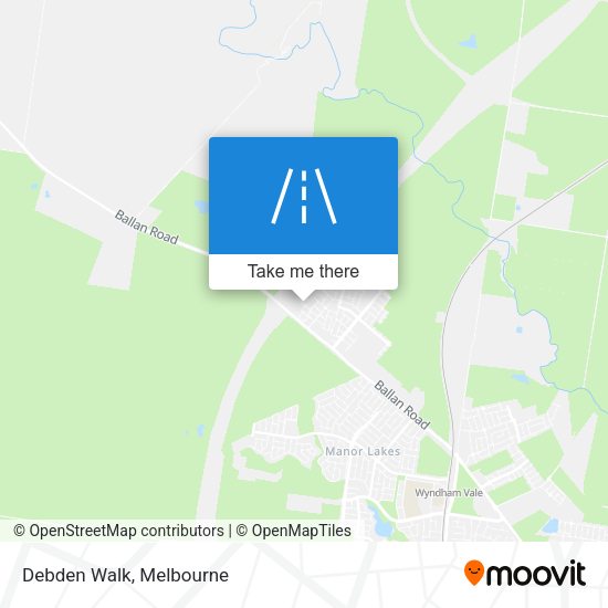 Debden Walk map