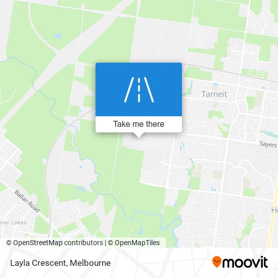 Layla Crescent map
