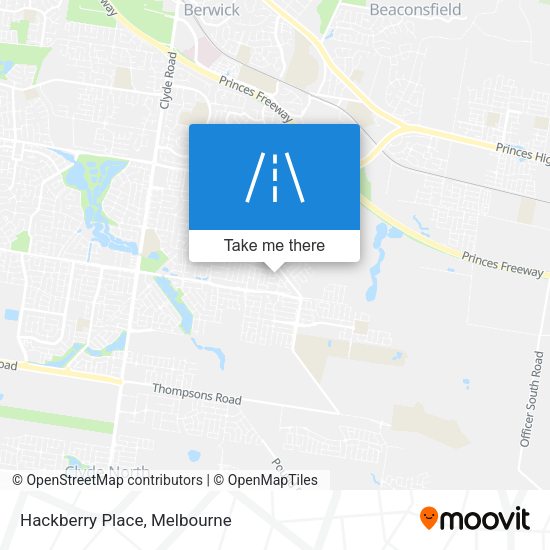 Hackberry Place map