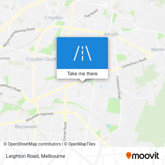 Leighton Road map