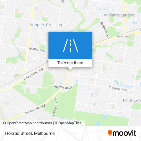 Horatio Street map