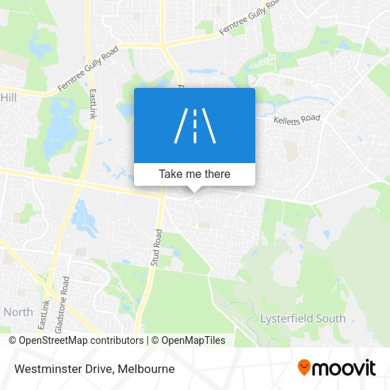 Westminster Drive map